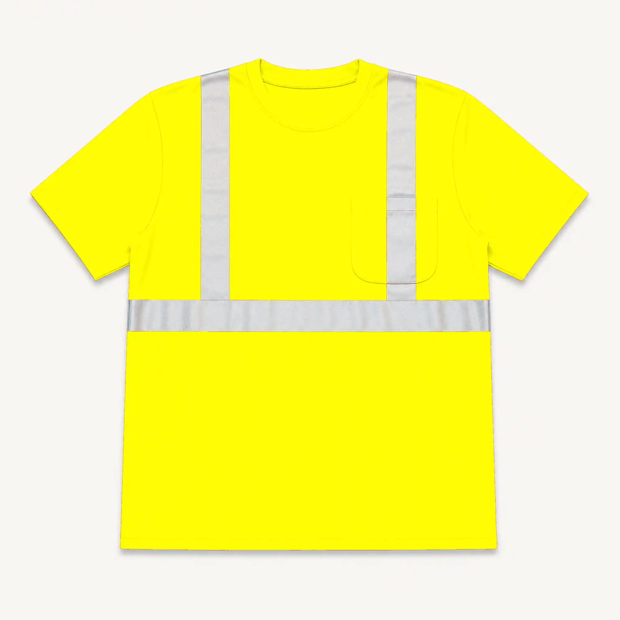 High-Visibility Short-Sleeve Shirt – Yellow